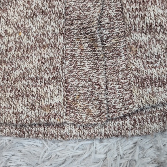 Kenji Sweater Womens L Biege Cardigan Wool Blend Soft Cozy Comfort Preppy - Picture 11 of 13